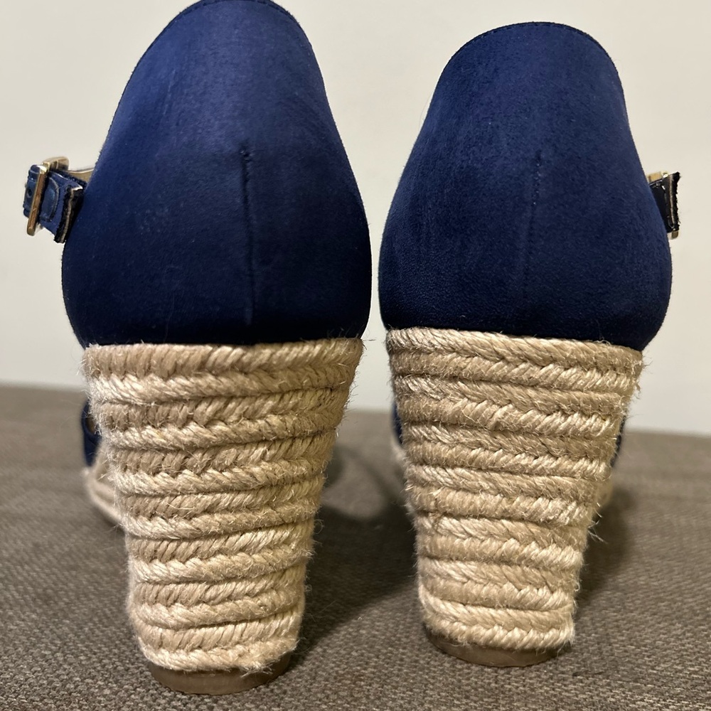 Liz Claiborne Elegant Navy Blue Women's Shoes - Picture 7 of 9